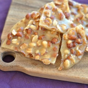 The easiest peanut brittle ever!