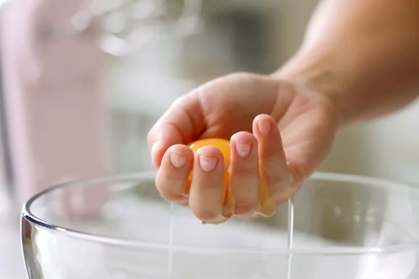 The easiest way to separate egg whites from yolks
