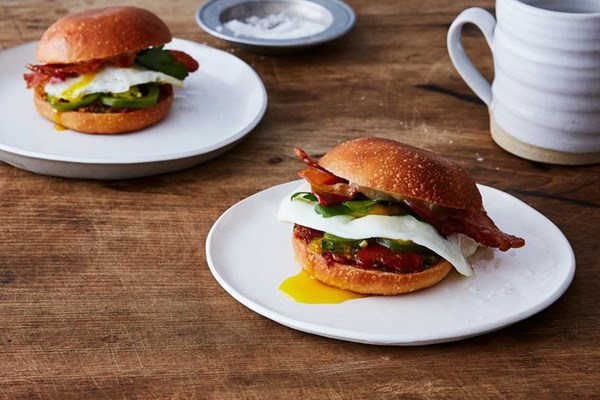 The Egg Shop B.E.C. (Bacon, egg & cheese)