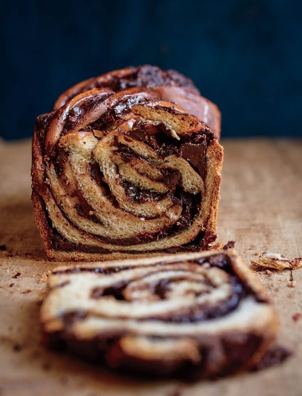 The famous chocolate babka