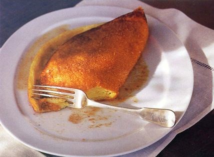 The famous Mont-Saint-Michel omelet (Omelette de la Mère Poulard)