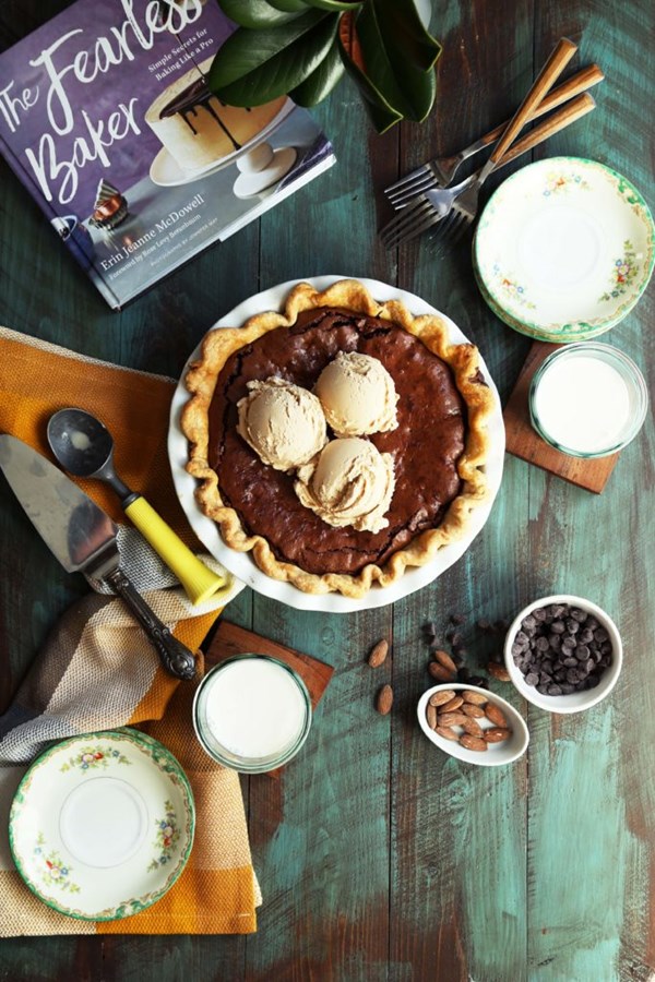 The Fearless Baker's brownie pie