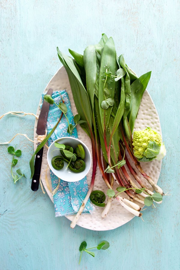 The first spring greens