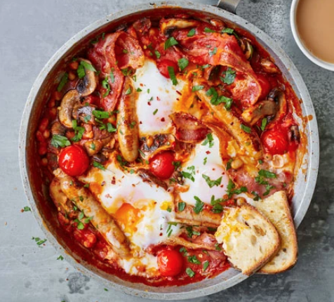 The full English shakshuka-style