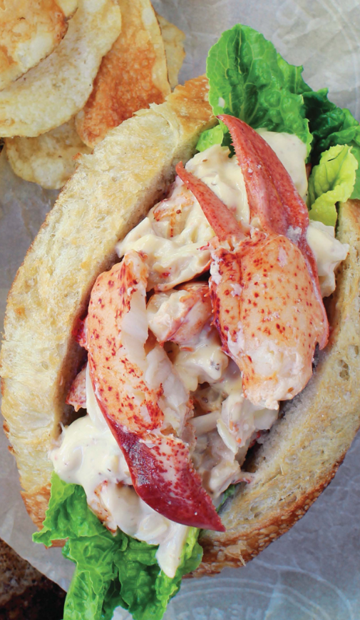 The giant lobster roll
