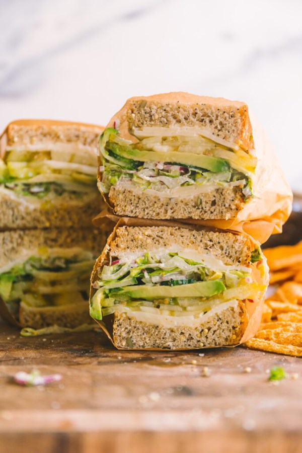 The green goddess tomato sandwich