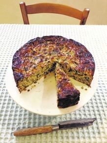 The greenest crustless pie