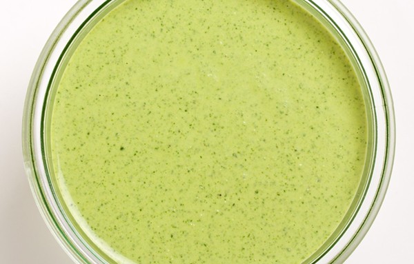 The greenest tahini sauce