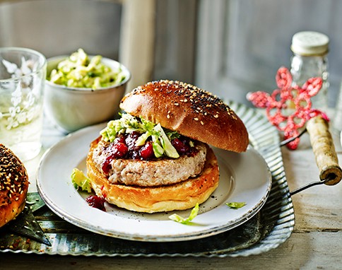 The Hix turkey burger