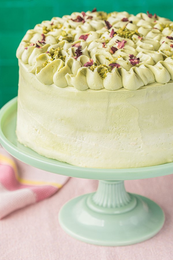The iconic pistachio gateau