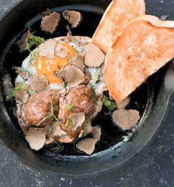 "The Jungle" brains and eggs