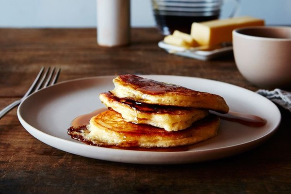 The Kitchn's lofty buttermilk pancakes