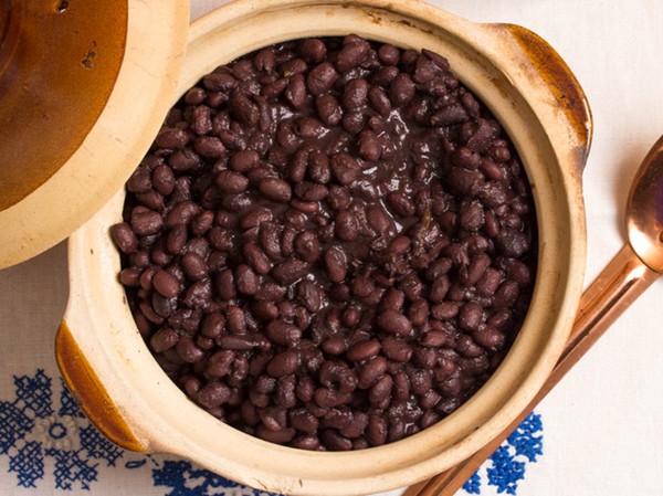 The lazy cook's black beans
