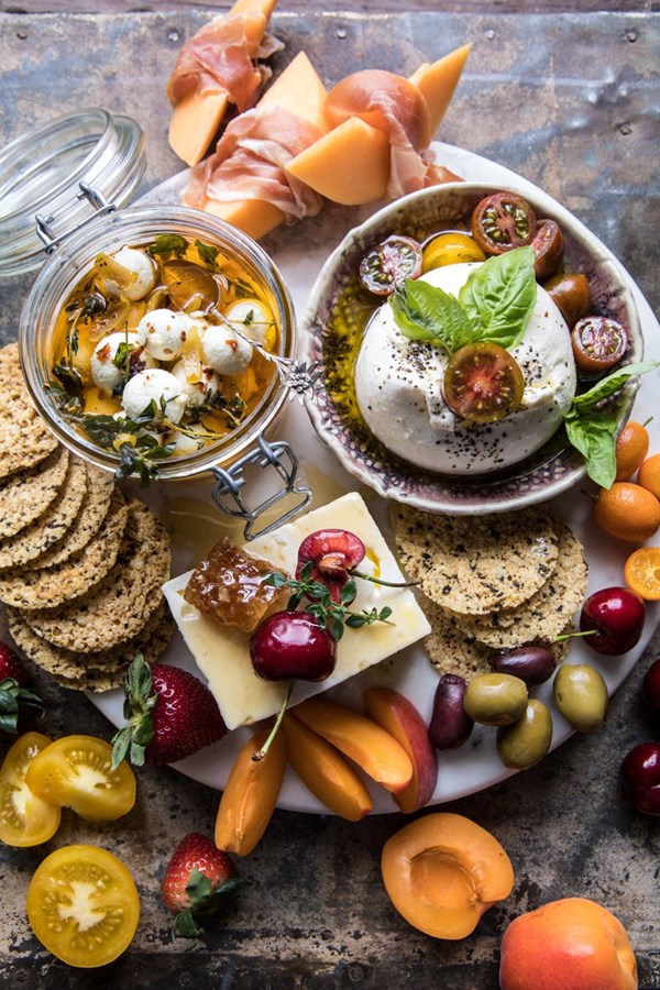 The lighter cheese board