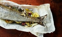 The main event: fish en papillote with fennel and lemon