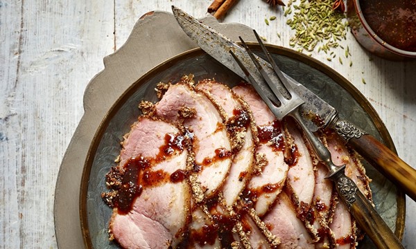 The main event: Roast glazed ham