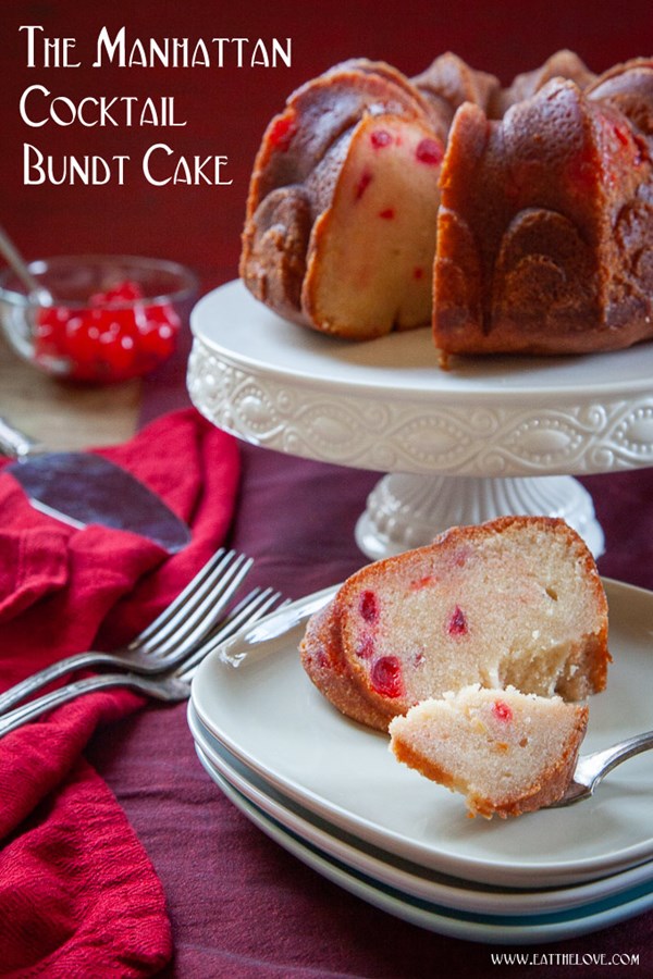 The Manhattan cocktail cake 
