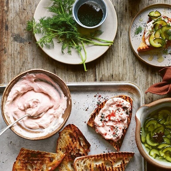 The Mariners’ taramasalata on toast