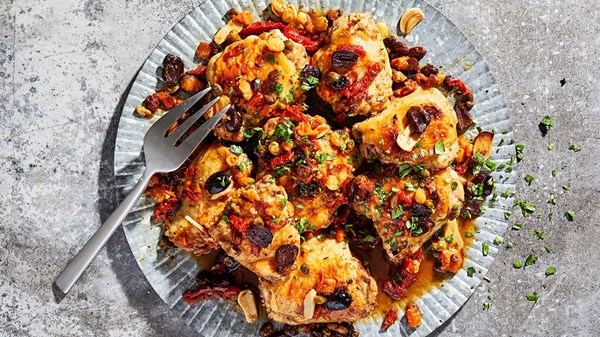 The marvelous chicken Marbella redo