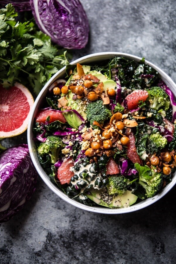 The mean green detox salad