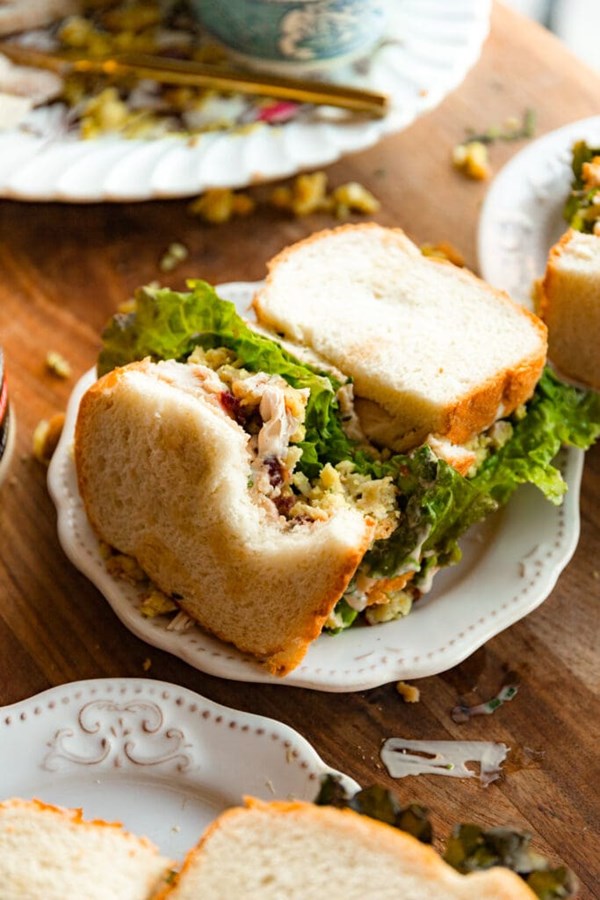 The mega Thanksgiving leftover sandwich