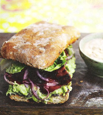 The Mexican club sandwich (Torta)