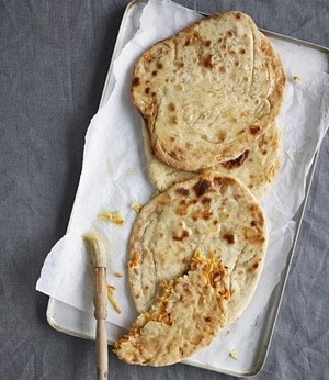 The moreish snack: maple carrot grilled flatbreads