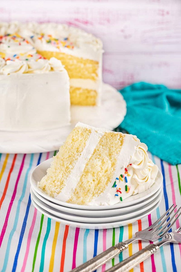 The most amazing vanilla cake
