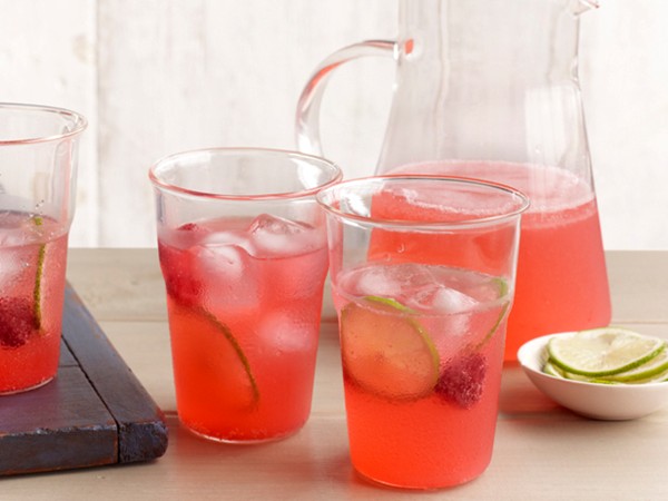 The Neely's sparkling raspberry limeade