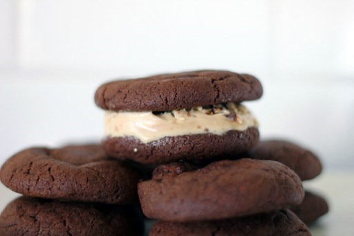 The perfect chocolate ice cream sandwich cookie