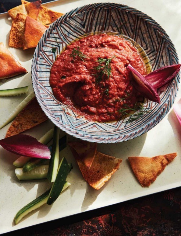 The Persopolis chilli bean dip
