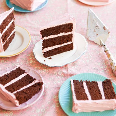 The pink cake