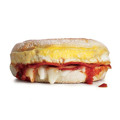 The pizza-in-a-muffin special