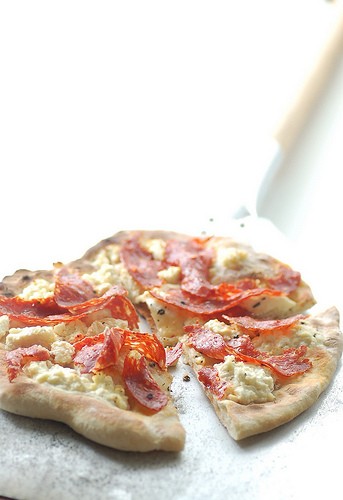 The pizza love salamino