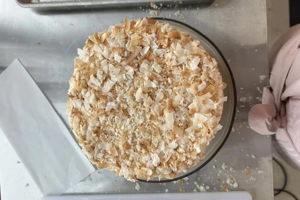 "The Polo Bar" inspired coconut cake 
