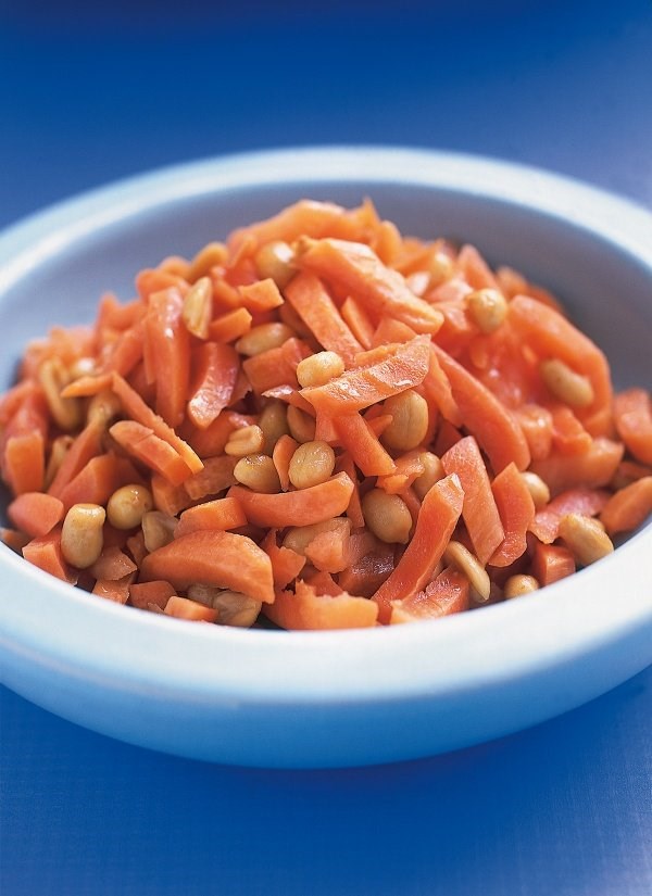 The Rainbow Room's carrot and peanut salad