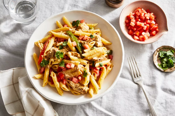 The Recipe Critic's Creamy pork carnitas pasta
