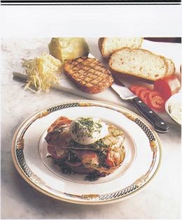 The Rhodes 'open' club sandwich