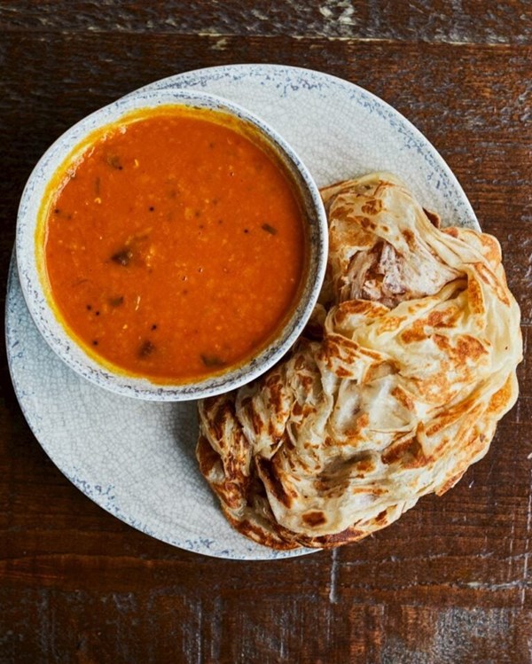 The Roti King’s roti canai 