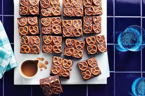 The salted pretzel brownie