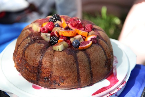 The sangria cake