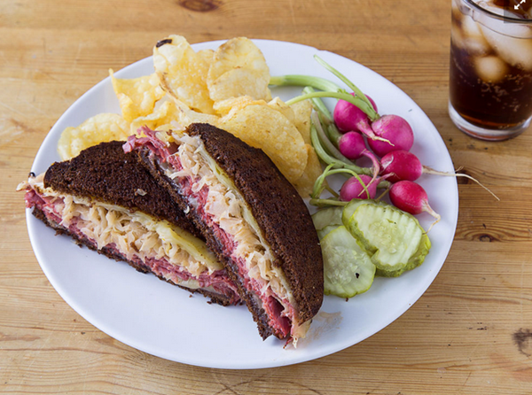 The Schimmel reuben sandwich