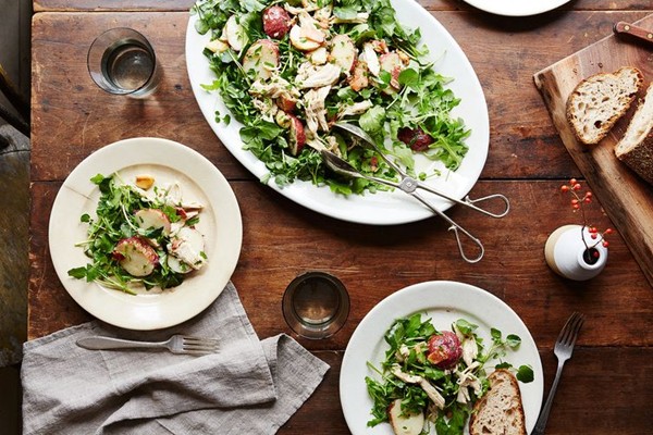 The Silver Palate's turkey hash salad