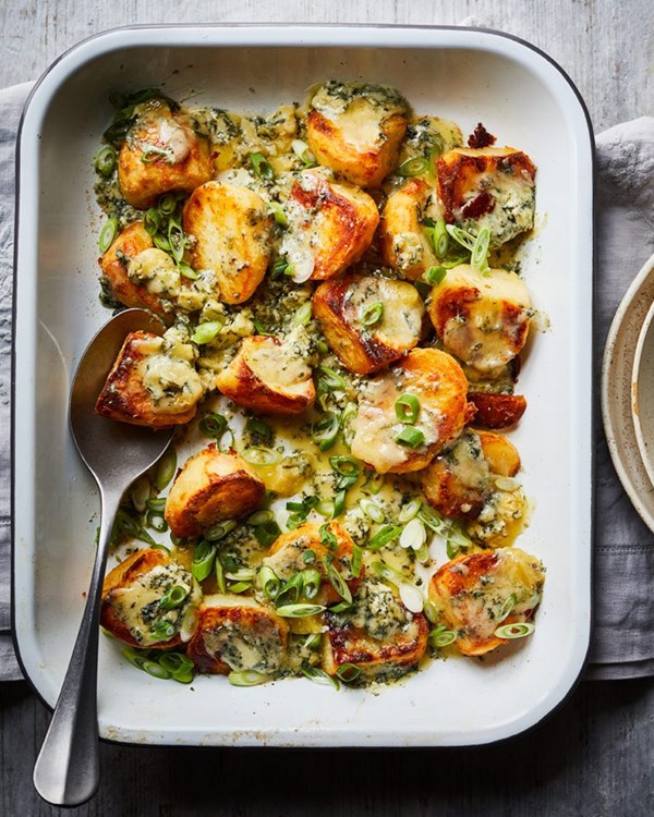 The Skint Roofer’s Stilton roast potatoes [Ian Bursnall]