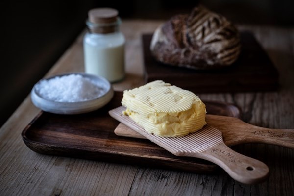 The Small Holding's cultured butter [fermented carrots]