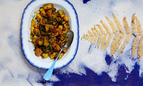 The spiced side: Crushed bombay potatoes