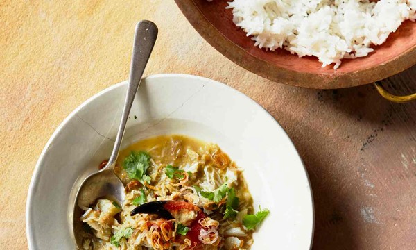 The spicy curry: Jungle curry with crab (Kaeng pa)