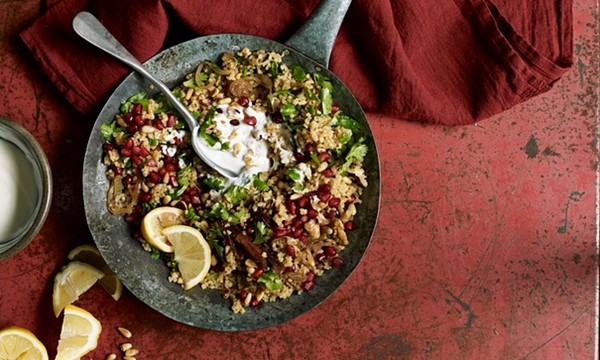 The spicy supper: Bulgur spiced onion pilaf