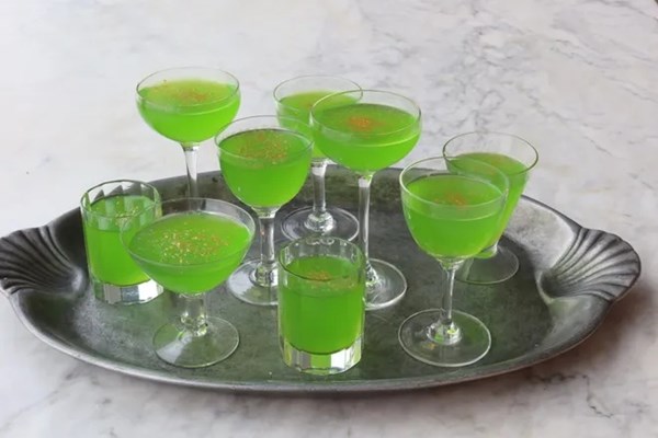 The Substance-inspired Midori sour Jello shots