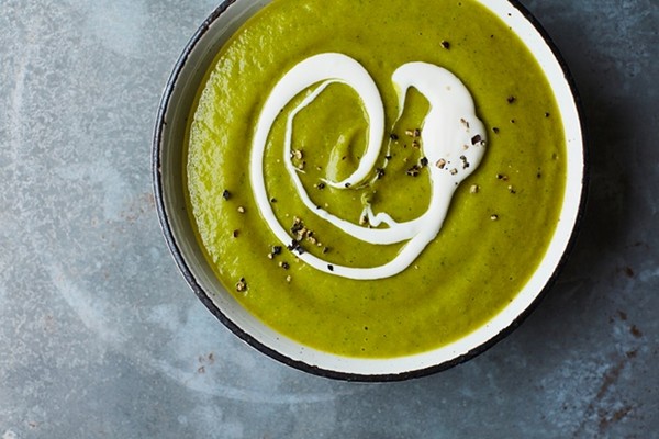 The super soup: Watercress, butternut squash and ginger soup: £1.58 a head